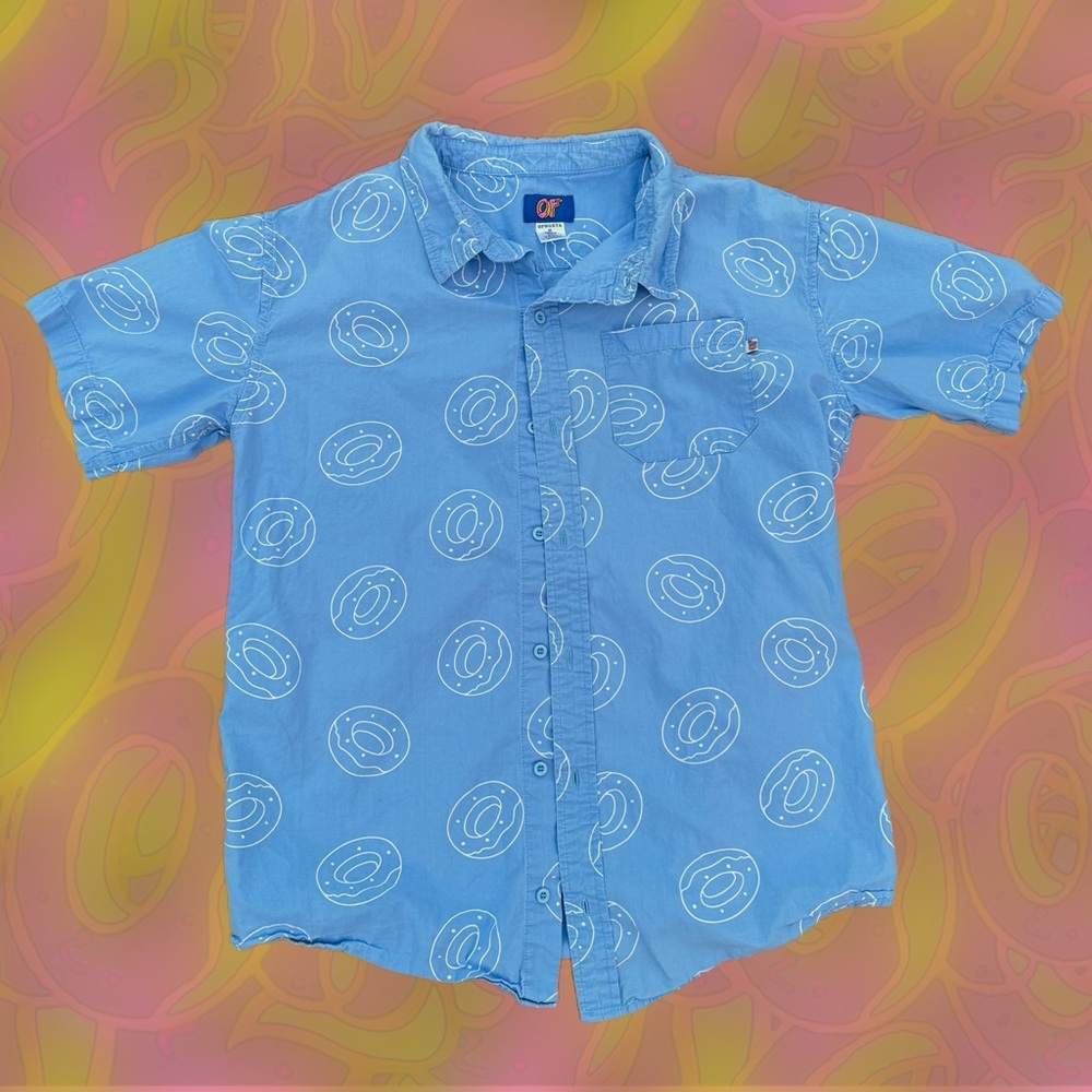 Odd Future OFWKTA Donut Button Down